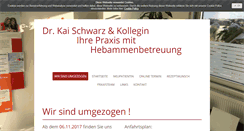 Desktop Screenshot of frauenarztpraxis-dr-schwarz.de