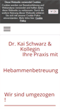 Mobile Screenshot of frauenarztpraxis-dr-schwarz.de